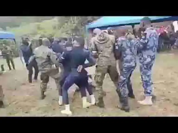 Ghanaian Soldiers Dance Erotically Doing "One Corner" Dance (Watch Video)